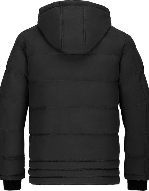 Load image into Gallery viewer, Men&#39;S Thicken Puffer Jacket Insulated Water-Resistant Warm Winter Coat with Hood
