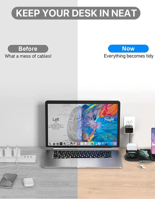 Load image into Gallery viewer, Wireless Charger for Iphone 6 in 1 Wireless Charging Station Stand for Multiple Devices
