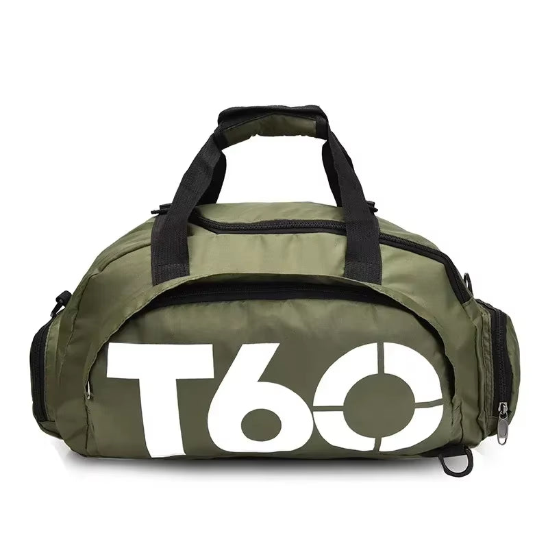 T60 Waterproof Gym Sports Bags Men Women Molle Fitness Training Backpacks Multifunctional Travel/Luggage Bolsa Shoulder Handbags